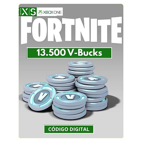 Fortnite 13.500 V-Bucks Xbox - Código Digital