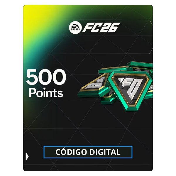 EA SPORTS FC 26 - 500 FC Points PS4 e PS5 Código Digital