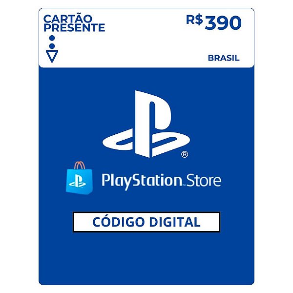 Playstation Store R$390 Reais Gift Card Brasil - Código Digital