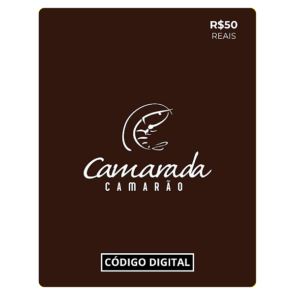 Gift Card Camarada Camarão - Código de Resgate R$50