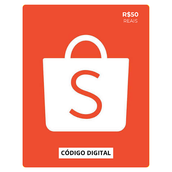 Gift Card Shopee - Código de Resgate R$50