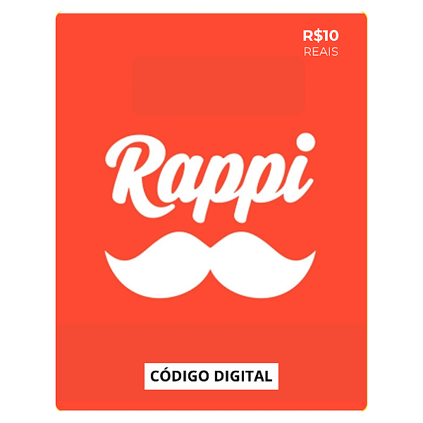 Gift Card Rappi - Código de Resgate R$ 10