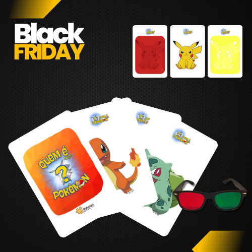 JOGO DA MEMÓRIA POKEMON ANTISSUPRESIVO + ÓCULOS