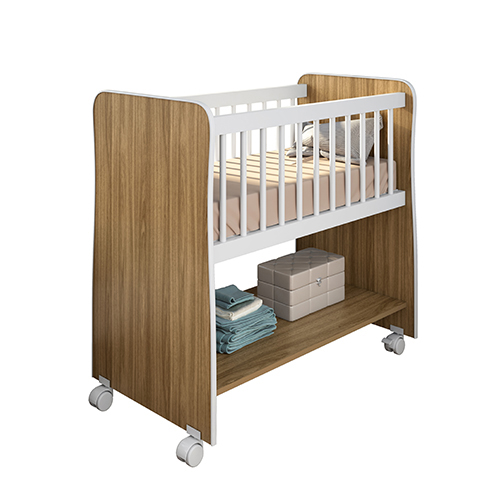 Mini Berço Bebê Moisés FloFlo Colchão Incluso