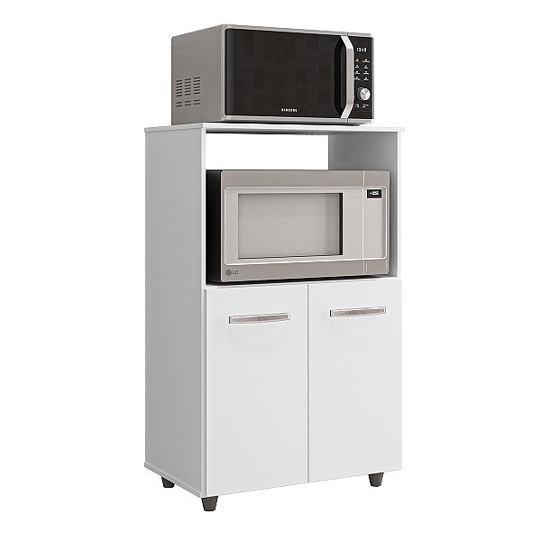 Balcão Multifuncional Tais Forno E Microondas Branco