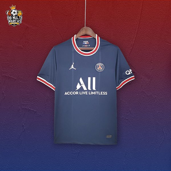 camisa psg azul jordan