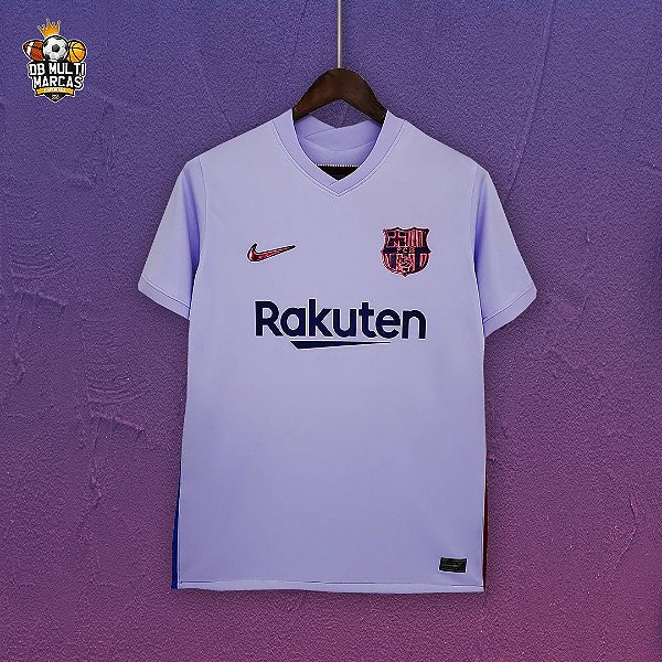 camisa do barcelona lilás