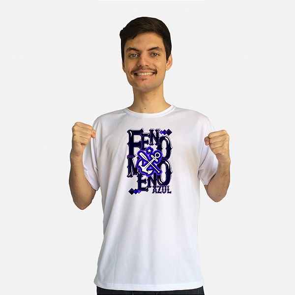 Produtos do Fenômeno Azul - Camiseta Dry e Azulejos