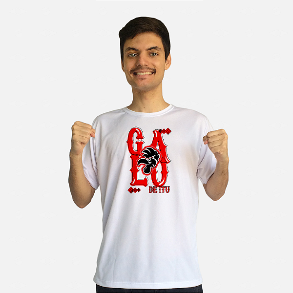 Produtos do Galo de Itu - Camiseta Dry e Azulejos