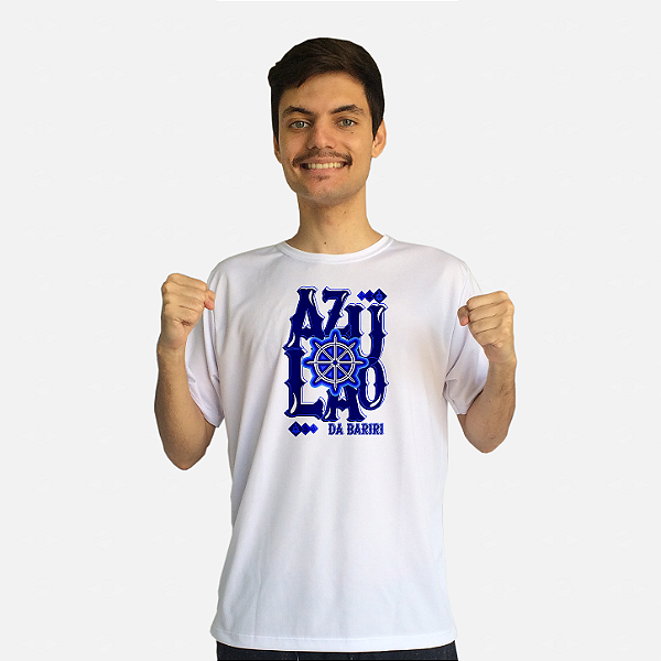 Produtos do Azulão da Bariri - Camiseta Dry e Azulejos