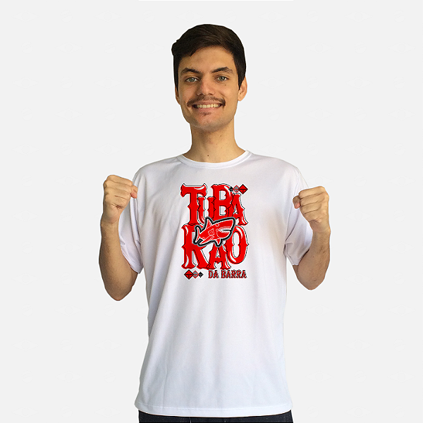 Produtos do Tubarão da Barra - Camiseta Dry e Azulejos
