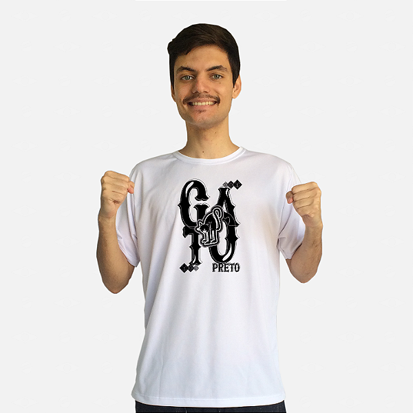 Produtos do Gato Preto - Camiseta Dry e Azulejos