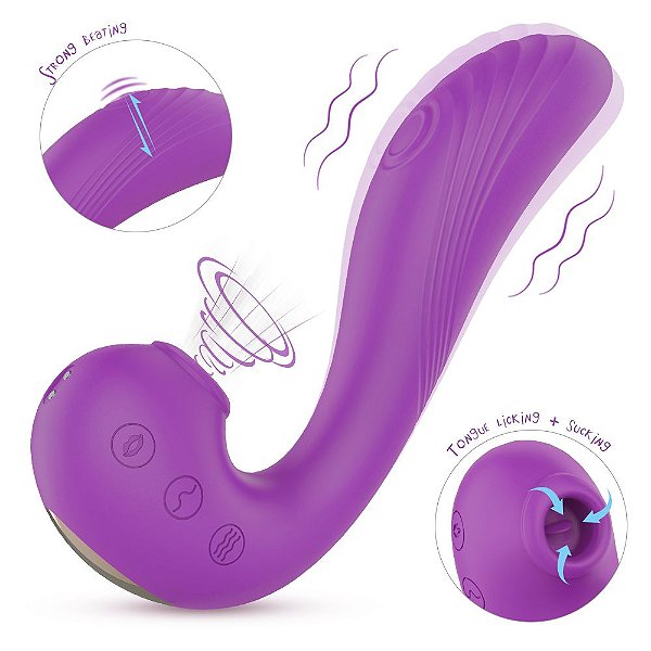 Vibrador e Pulsador Angel Wings S295