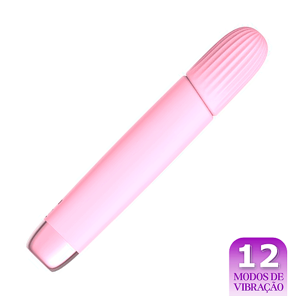 (8234NA-1) Vibrador Reto Flexível - Recarregável - Xuanai