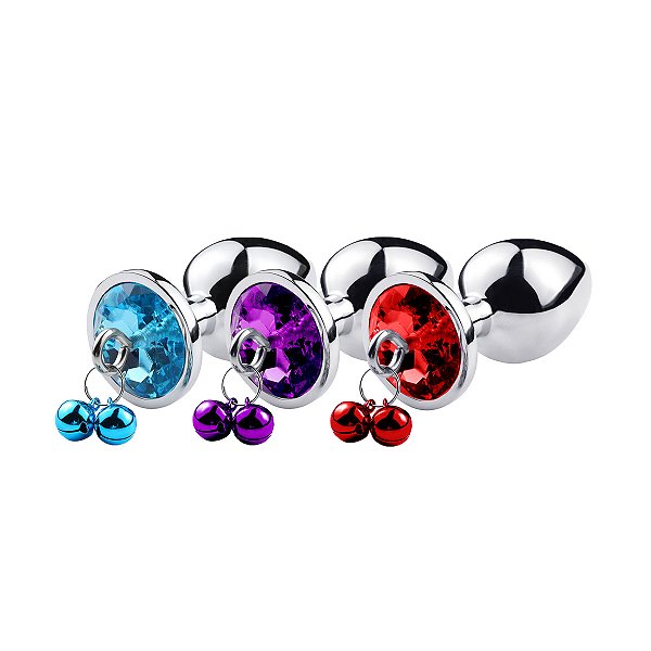 (RY001A) Plug Anal de Metal com Sino - Tamanho P