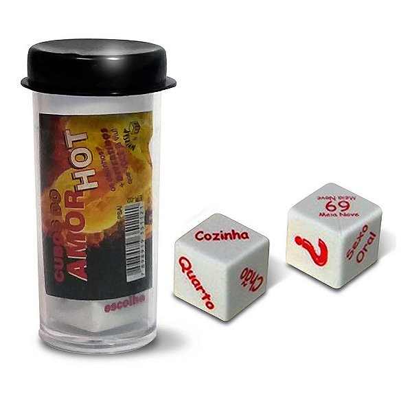 (ER-02) Cubos do Amor Hot - Dados Sensuais