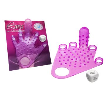 (LM-01) Luva para Massagem com Dado