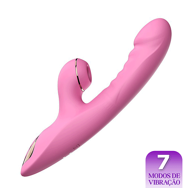 (DB1924) Vibrador com Sugador de Clitóris e Aquecimento - Dibe