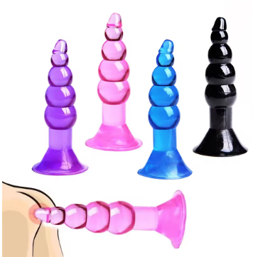 PLUG ANAL ESCALONADO DE SILICONE