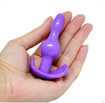 PLUG ANAL FLEXIVEL DE SILICONE -ROXO