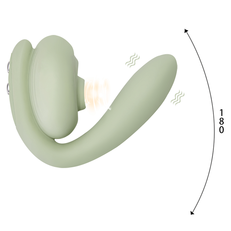 (XY202101) - Vibrador e Sugador de Clitóris Flexível Tracy's Dog - 2 Cores