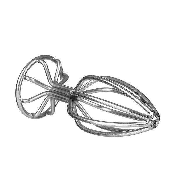(LB3018P) Plug Anal em Aço Inoxidável Vazado - P