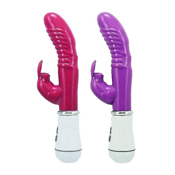 (ZXT-55R) Vibrador em Silicone Jelly - Recarregável - Duas Cores