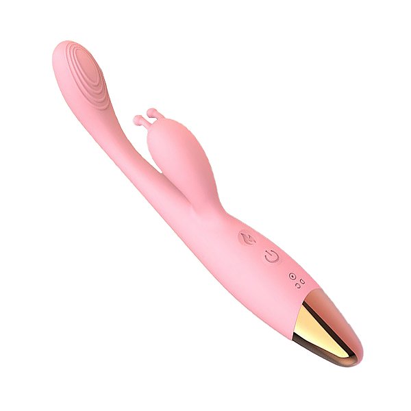 (SG1236) Vibrador com Estimulador de Clitóris e Aquecimento