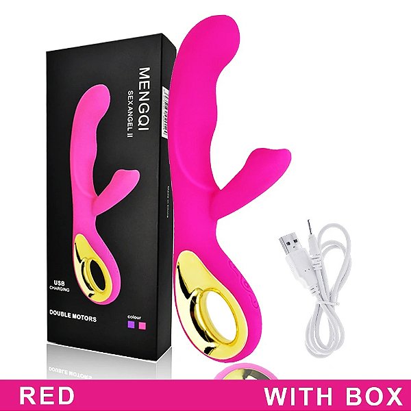 (DB014) Vibrador com Estimulador de Clitóris e Alça