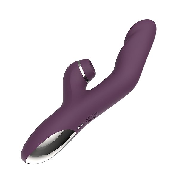 (JDY259) Vibrador Ponto G com Sugador de Clitóris