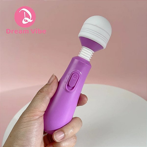 (LL-B1809) Vibrador Varinha Mágica À Pilha - 2 Cores