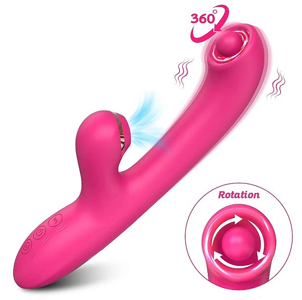 (LB7027) Vibrador com Bolinha para Ponto G e Estimulador de Clitóris