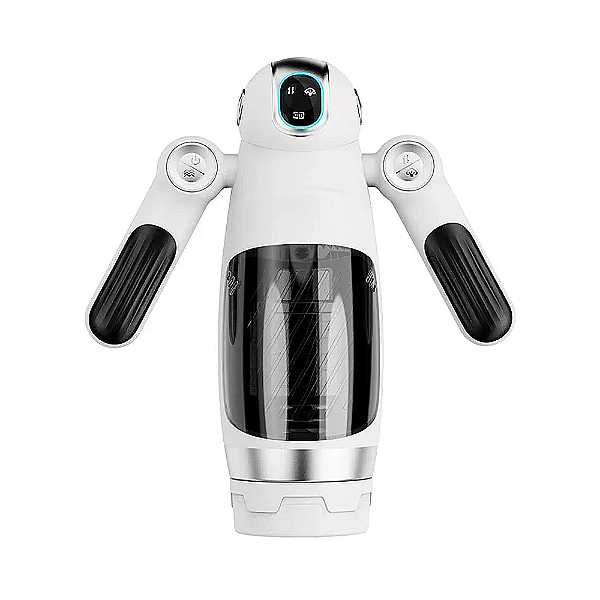 (9971M) Masturbador Masculino Formato de Robô com Sobe e Desce