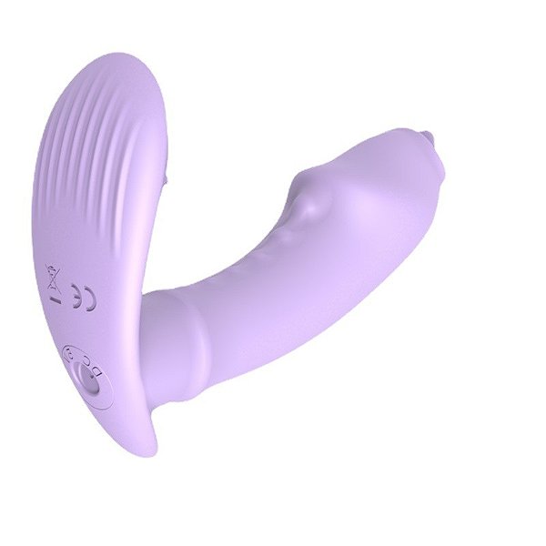 (LB20) Vibrador De Calcinha Penetrável com Língua Via APP