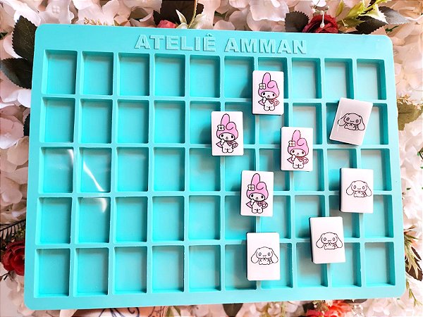 Molde Silicone Retangular 50 cavidades