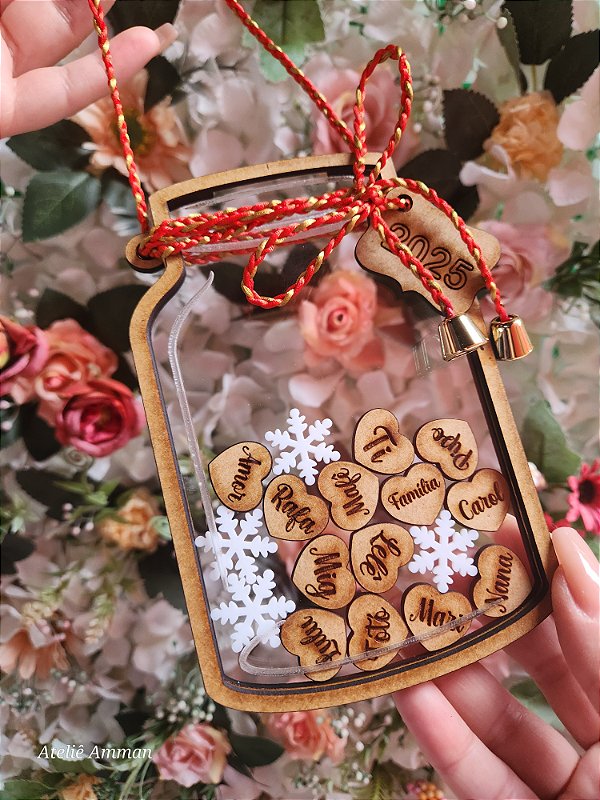 Pote Família em MDF