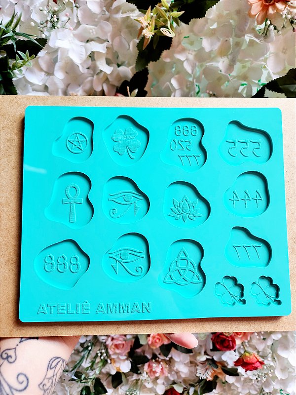 Molde Silicone Místico 14 cavidades