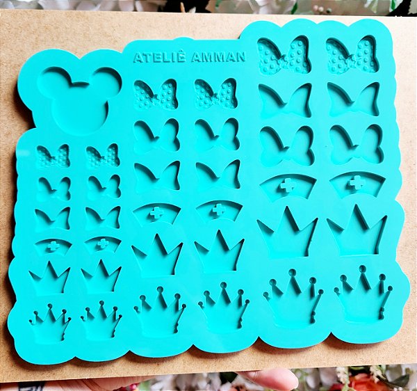 Molde Silicone Laços 37 Cavidades