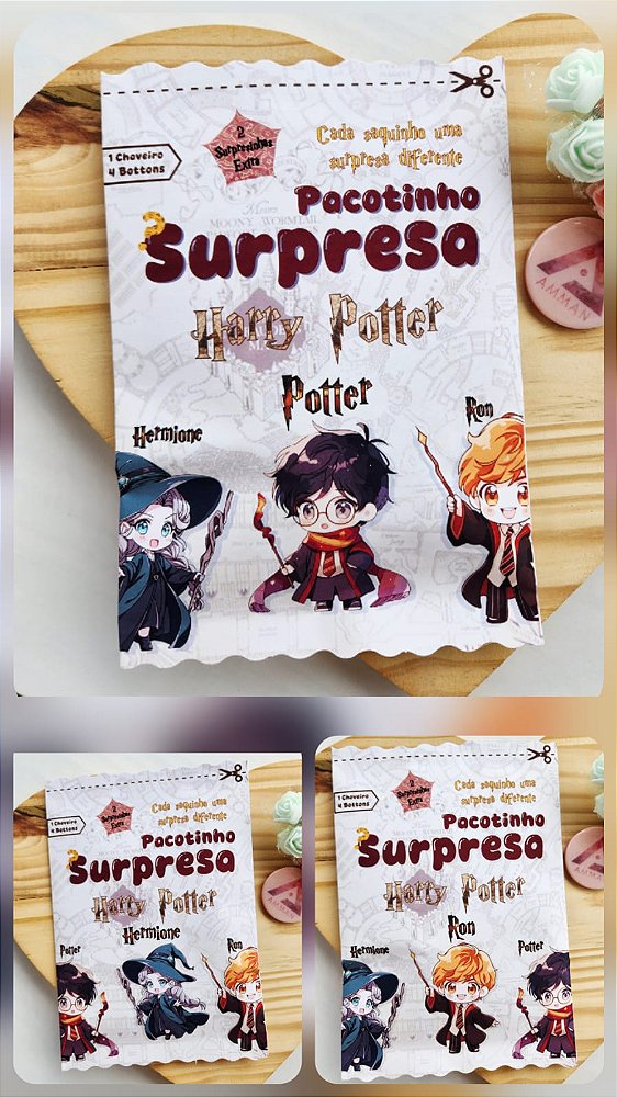 Pacotinho Surpresa Harry Potter