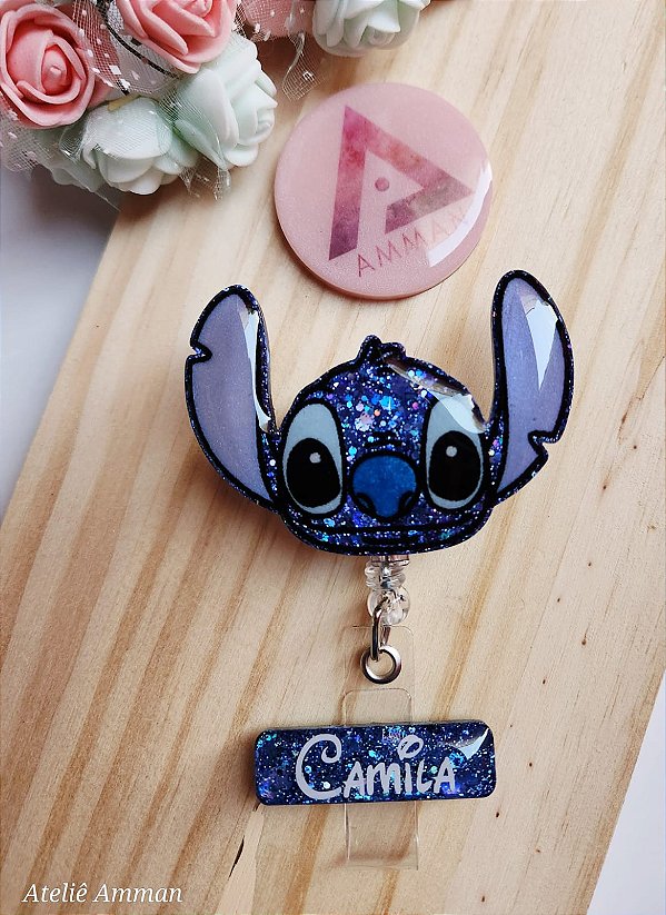Porta Crachá Stitch P