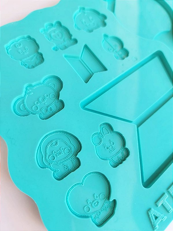 Molde de Silicone Bomb Army com Mini Bt21