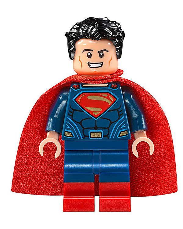 Boneco Superman Compatível Lego Montar DC Comics