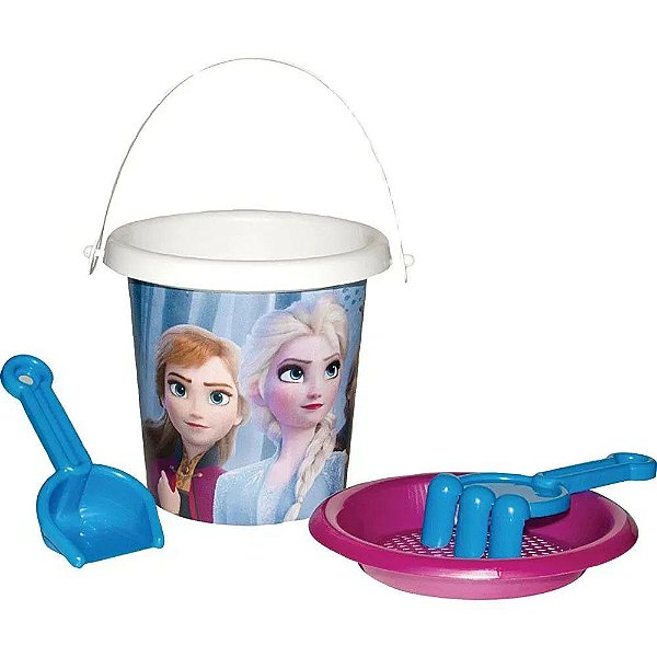 Baldinho De Praia Infantil Coleção Disney Frozen 2 Original