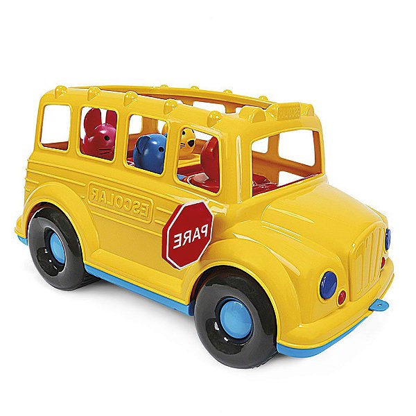 Brinquedo Educativo de Encaixe Ônibus Didático Poliplac