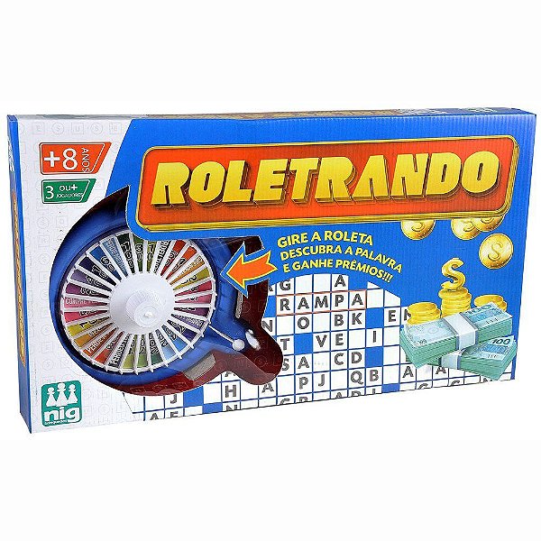Jogo Clássico Roletrando Original - Nig Brinquedos