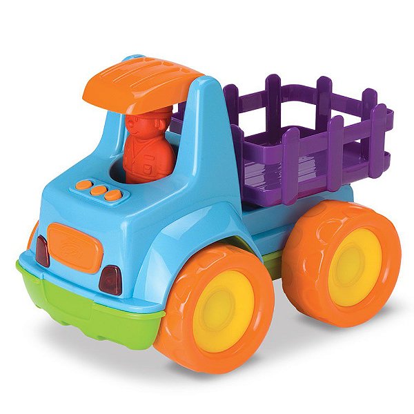 Carretinha Colorida Infantil Baby Truck Roma Brinquedos