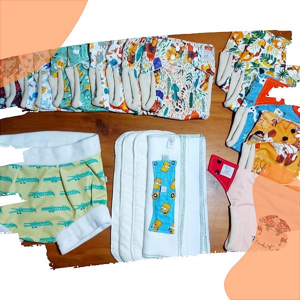 Enxoval Básico Aurorinha Sustentável (aproximadamente de 12 meses ao desfralde)
