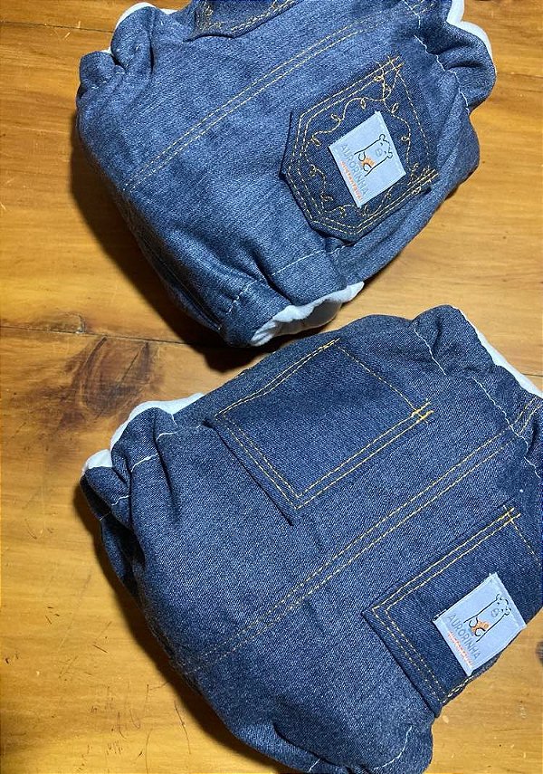 Coleção Fraldas Pocket Calça Jeans - 100% algodão