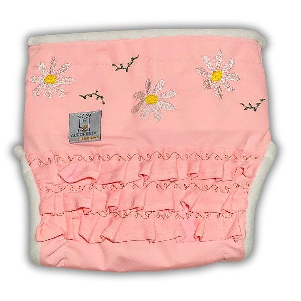 Coleção Fralda Ecológica AURORINHA Lycra - Babados "Bunda Rica" Tamanho Único 4kg/18kg