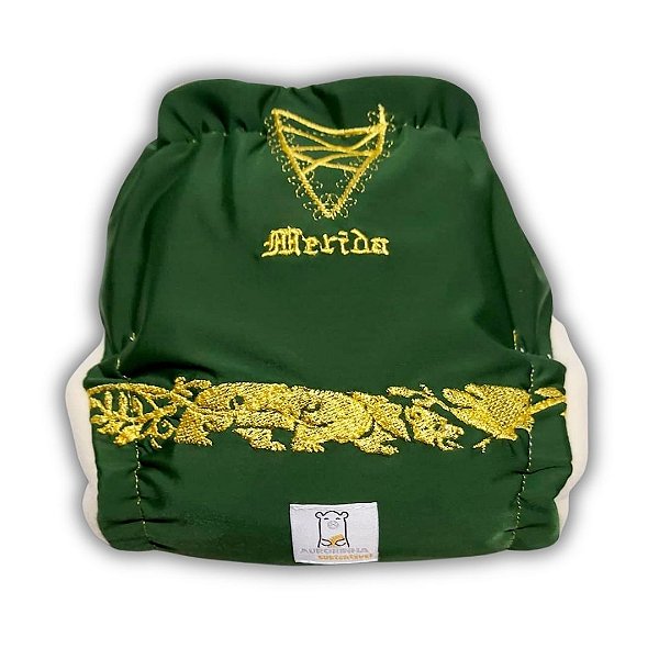 Fralda de Pano Ecológica AURORINHA SUSTENTÁVEL Pocket Lycra MERIDA Tamanho Único 4kg/18kg